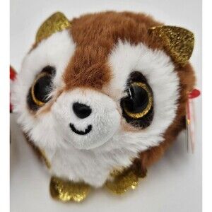 Ty Beanie Balls PICKPOCKET the Raccoon 4” Ty Beanie Babies Stuffed Plush Toy New
